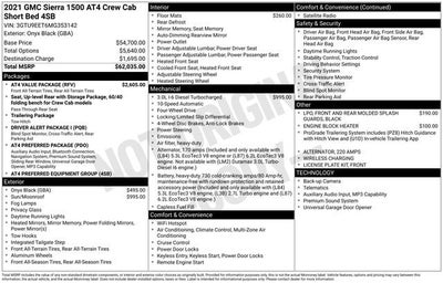 2021 GMC Sierra 1500 AT4