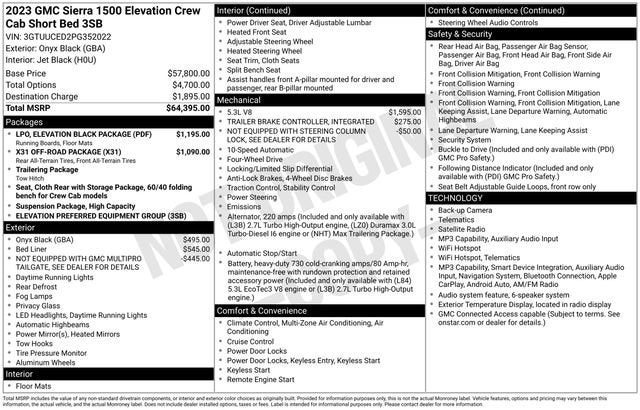 2023 GMC Sierra 1500 Elevation
