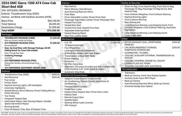 2024 GMC Sierra 1500 AT4
