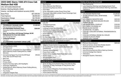 2025 GMC Sierra 1500 AT4
