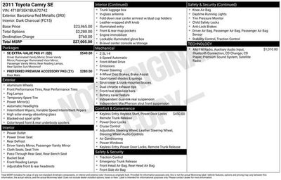 2011 Toyota Camry LE