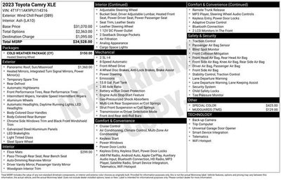 2023 Toyota Camry XLE