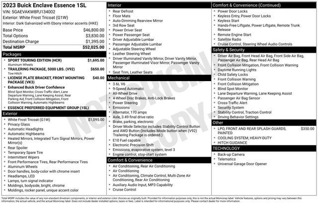 2023 Buick Enclave Essence