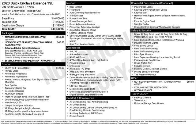2023 Buick Enclave Essence