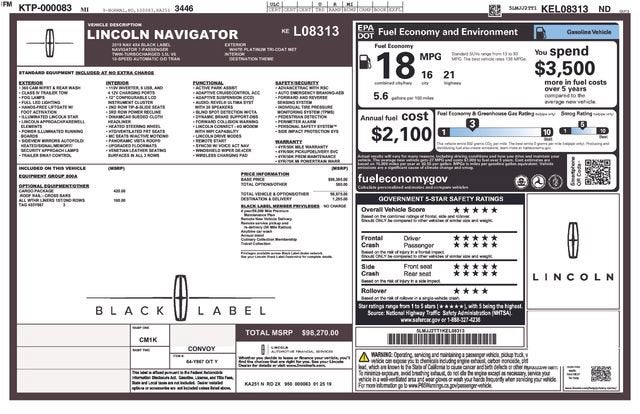 2019 Lincoln Navigator Black Label