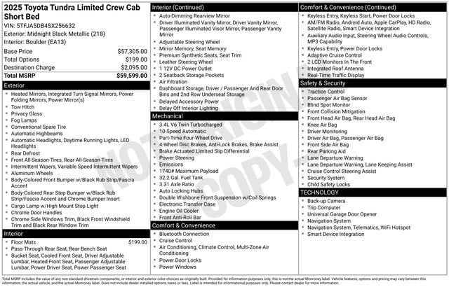 2025 Toyota Tundra Limited