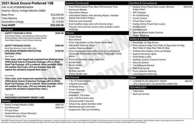 2021 Buick Encore Preferred