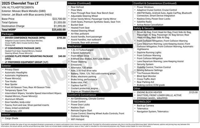 2025 Chevrolet Trax LT