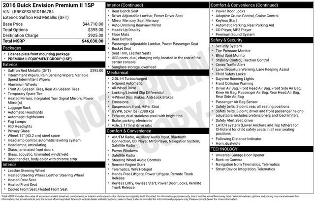 2016 Buick Envision Premium II