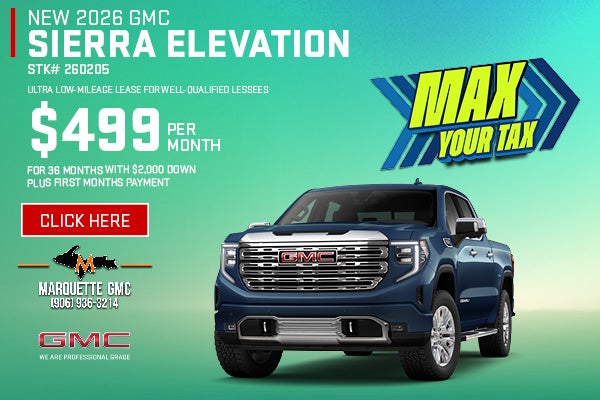New 2026 GMC Sierra Elevation