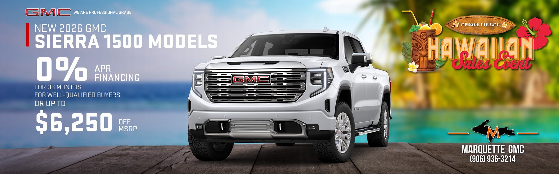 New 2026 GMC Sierra 1500 Models