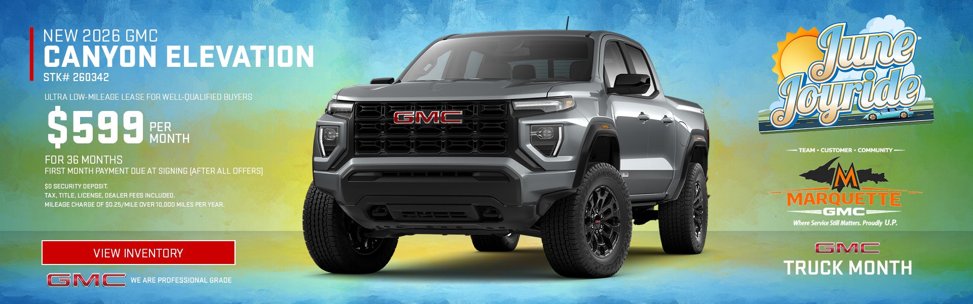 New 2026 GMC Canyon Elevation