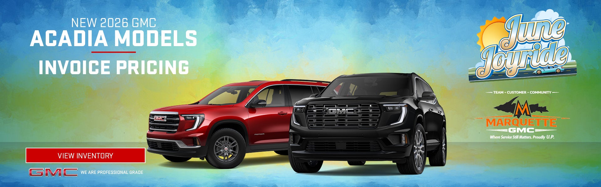 New 2026 GMC Acadia Models