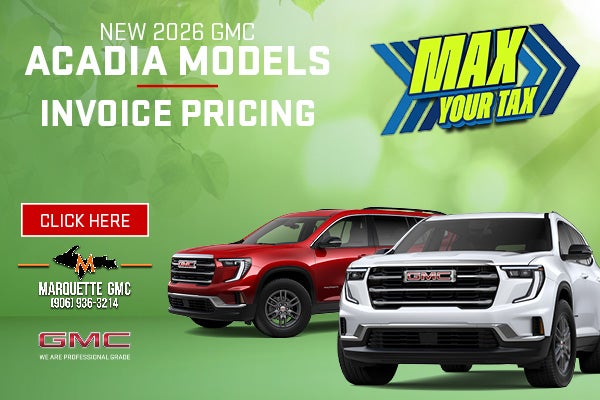 New 2026 GMC Acadia Models