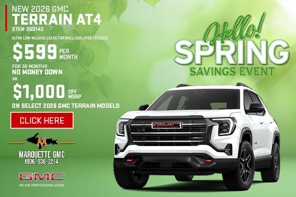New 2026 GMC Terrain AT4