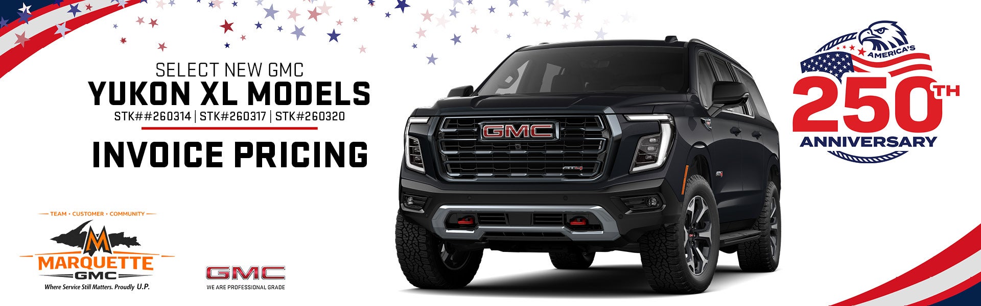 Select New GMC Yukon XL's